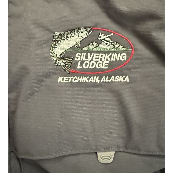 DRIFT CREEK #7000 Gray Tundra Tech Cargo Mens Rain Gear Jacket Wet‎ Wear EUC - Picture 8 of 13